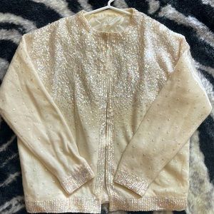 Girls Sequin Cardigan